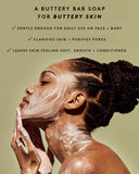 Cocoa Cleans'r Soothing All-Over Cleansing Bar with Coconut Oil + Shea Butter