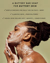 Cocoa Cleans'r All-Over Cleansing Bar + Soap Dish