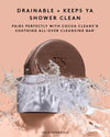 Cocoa Cleans'r All-Over Cleansing Bar + Soap Dish